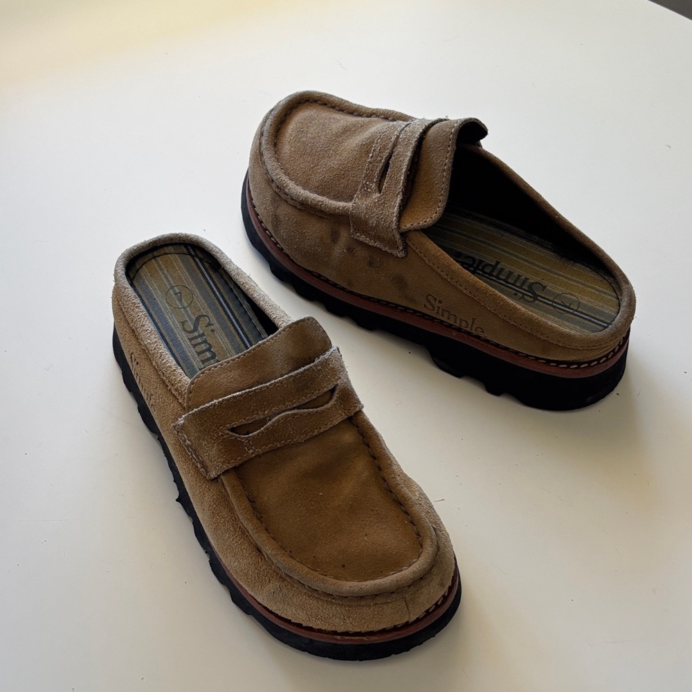 Vintage 90s slip-on mule